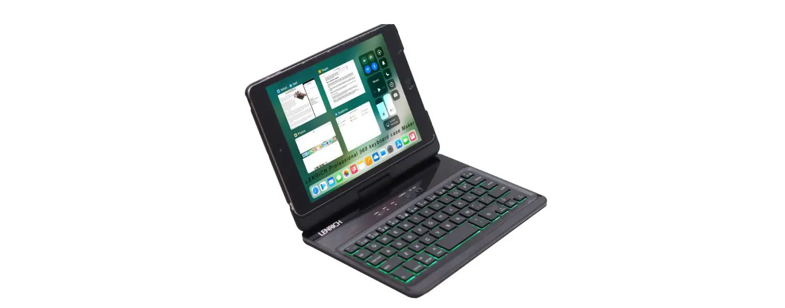 Lenrich Lbk224-1 Ipad Pro 12.9 Case With Keyboard 2017 2nd 2015 1st User Guide