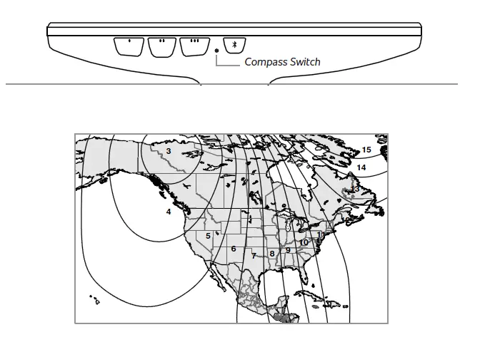 NISSAN- Auto-Dimming- Mirror- With -Homelink- And- Compass- Owner's -fig 2