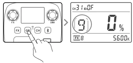 Godox SL100D SL Series Daylight LED Video Light - GR Group adjustment