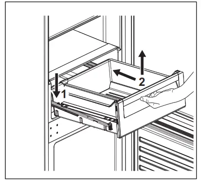 AEG SCE819E5TS Freezer - part