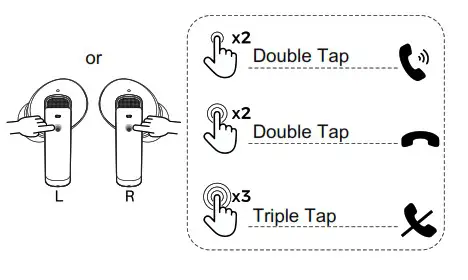 BONFIN F18 Wireless Headset - INCOMING CALL