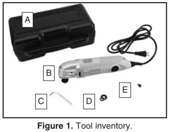 Grizzly T25227 Oscillating Multi Tool - 2