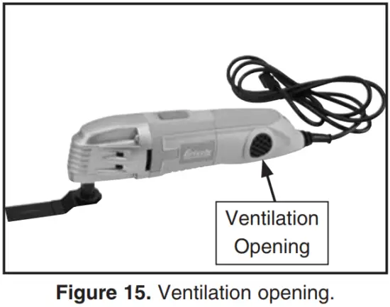 Grizzly T25227 Oscillating Multi Tool - 20