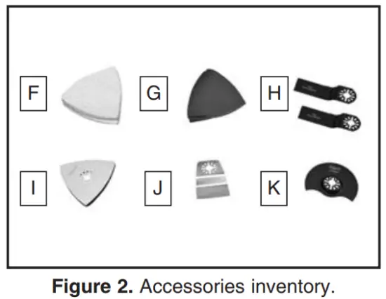 Grizzly T25227 Oscillating Multi Tool - 3