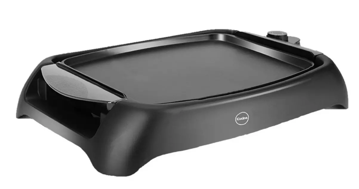 iCucina-HRG1002-1000-Watt-Non-Stick-Contact-Griddle