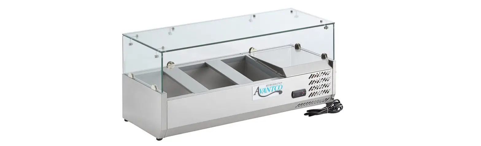 Avantco 360cpt40 Countertop Refrigerated Prep Rails User Manual