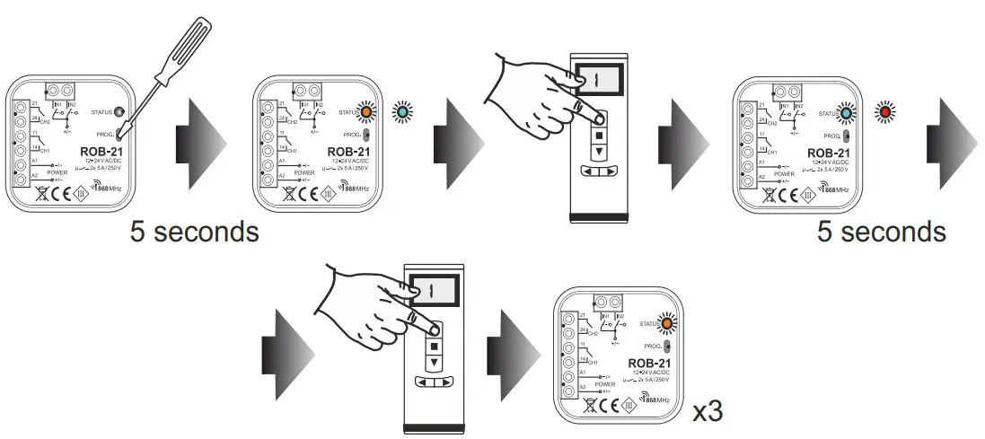 FIG 13 REMOVING THE REMOTE BUTTONS WITH THE PROG BUTTON.JPG