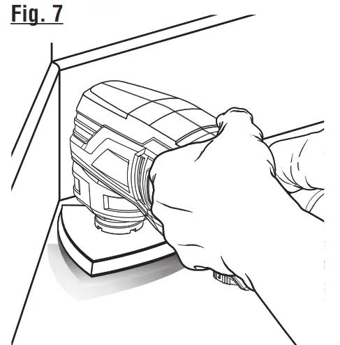 RYOBI PCL430 18 Volt Oscillating Multi Tool - fig 14