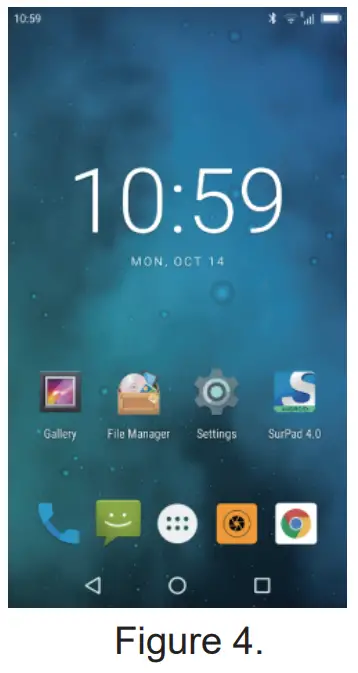 Stonex SH5A Handheld data collection terminal - app