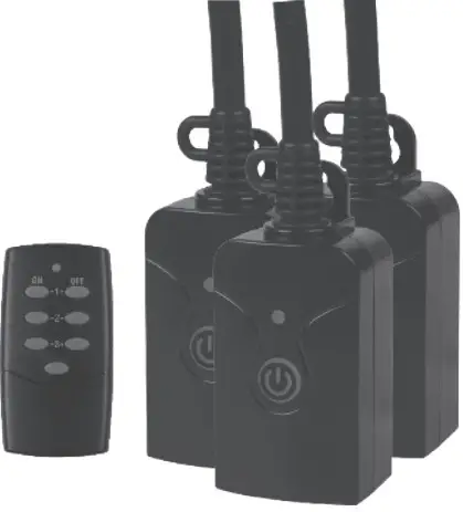 HBN U151R Outdoor Remote Control Outlet