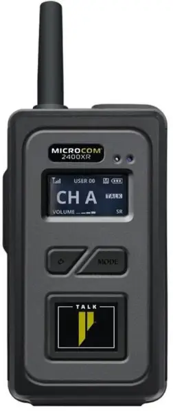 PLIANT PMC-2400XR MicroCom 2.4GHz Full Duplex Extended Range Wireless Beltpack