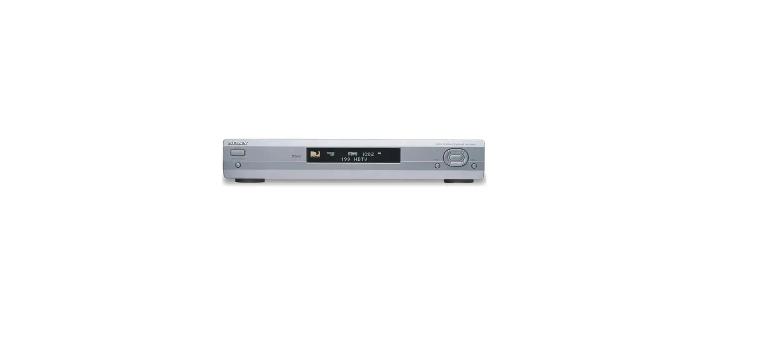 Sony Hd100 Receiver Manual Sony Hd100 Receiver Manual