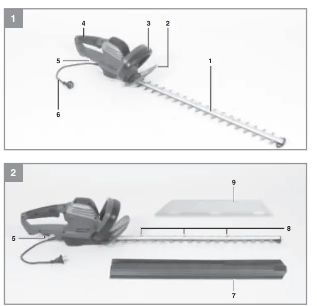 Einhell GE-EH 6560 Electric Hedge Trimmer-fig1