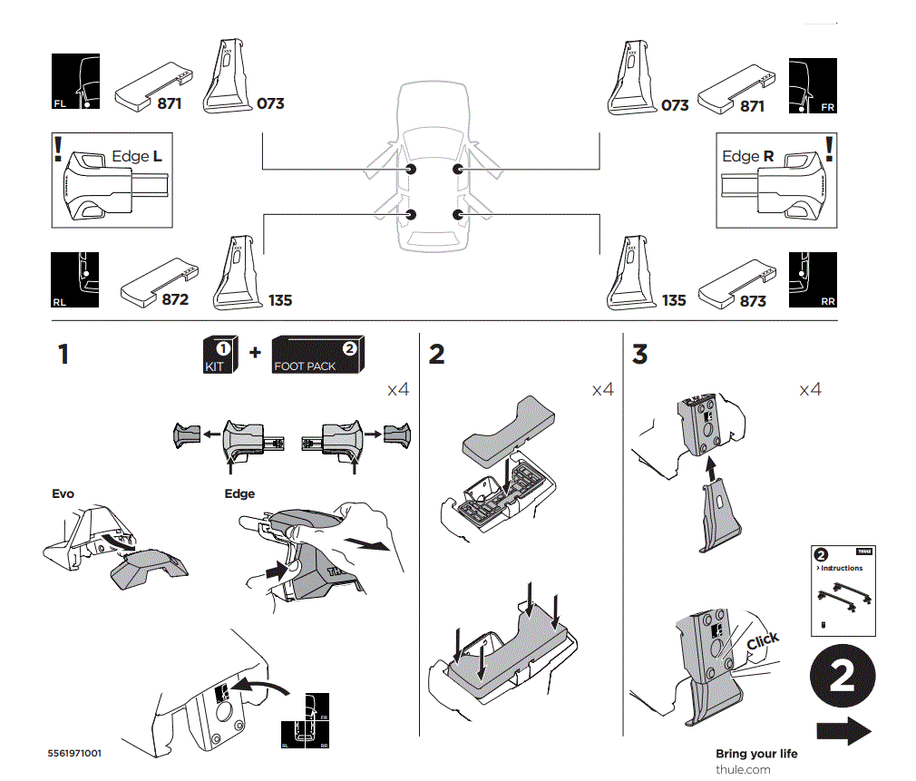 THULE 145310 Sportback Kit-2