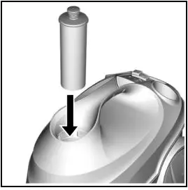 KARCHER SC 3 EasyFix User Manual - Insert the decalcification cartridge
