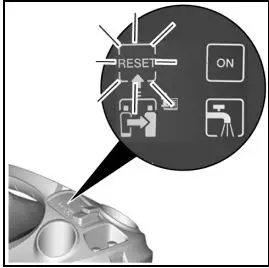 KARCHER SC 3 EasyFix User Manual - Press the RESET button and hold