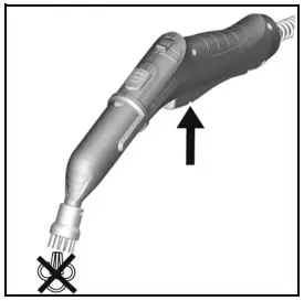 KARCHER SC 3 EasyFix User Manual - Press the steam lever until no more steam flows out