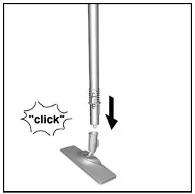 KARCHER SC 3 EasyFix User Manual - Push floor nozzle onto extension tube