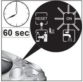 KARCHER SC 3 EasyFix User Manual - The device is ready for use after approximately 60 seconds