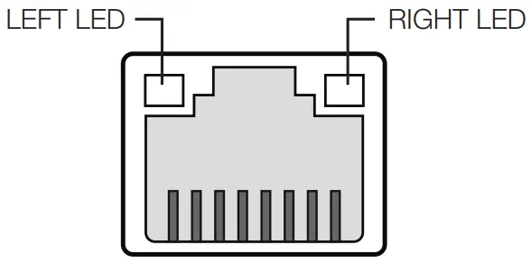 q sys NL P4 Hardware 4 Full range Pendant mount Network Loudspeaker - Connections