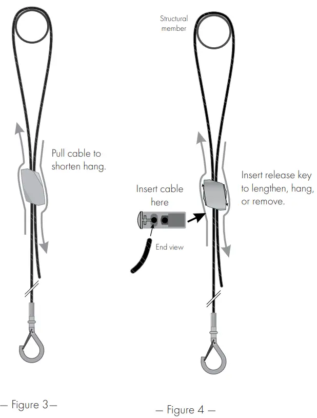 q sys NL P4 Hardware 4 Full range Pendant mount Network Loudspeaker - fig 8