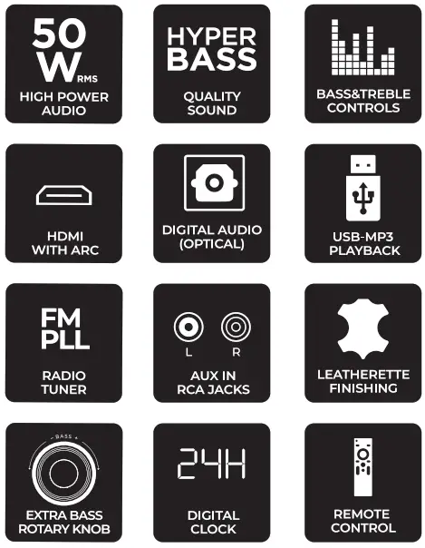 aiwa BSTU 750 Multimedia Home Speaker - FIG 2