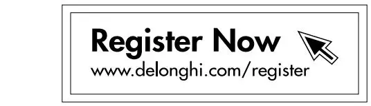 DeLonghi KETTLE Instruction Manual - Register Now