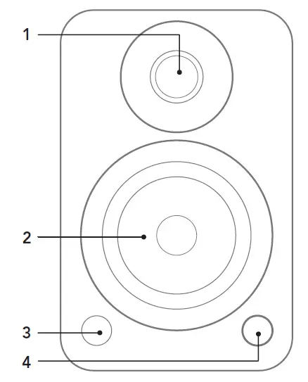 kanto YU6 Powered Speakers with Bluetooth and Phono Preamp 2