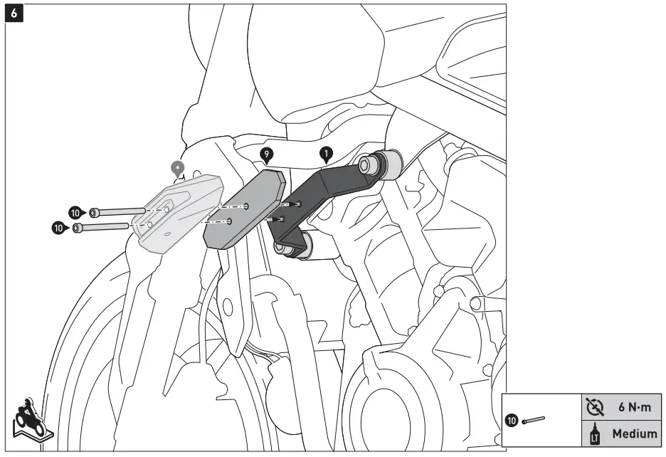 SW-MOTECH STP.11.590.10501 Crash Pads - fig 5