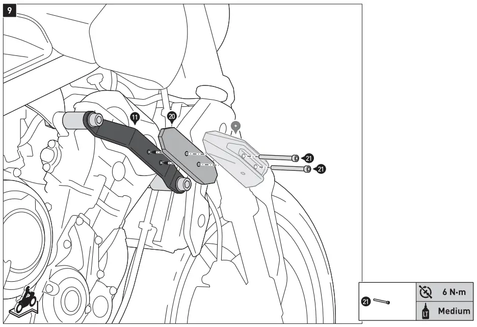 SW-MOTECH STP.11.590.10501 Crash Pads - fig 8