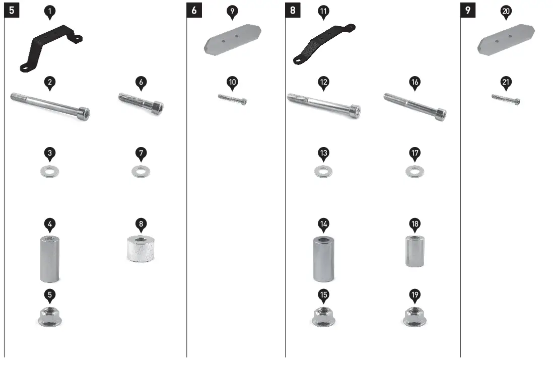 SW-MOTECH STP.11.590.10501 Crash Pads - icon2