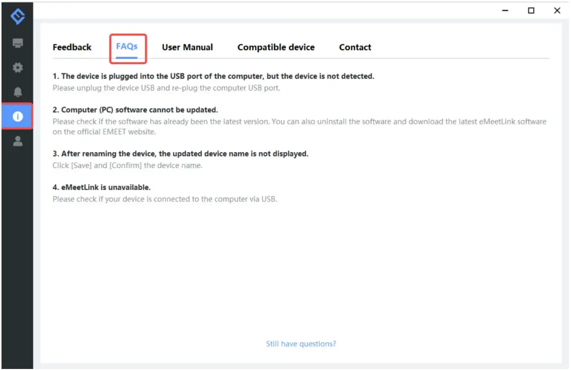 EMEET M1A Cost-effective Portable USB Speakerphone - FAQs