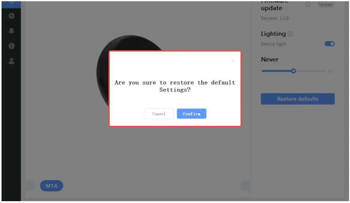 EMEET M1A Cost-effective Portable USB Speakerphone - Settings