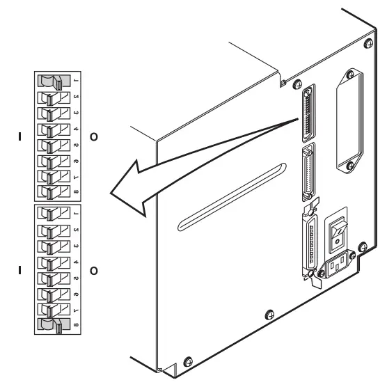 Intermec EasyCoder 3400e Bar Code Label Printer - Roll of Media 1
