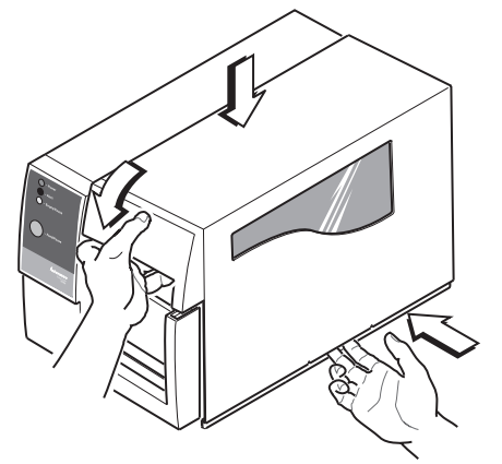 Intermec EasyCoder 3400e Bar Code Label Printer - media cove