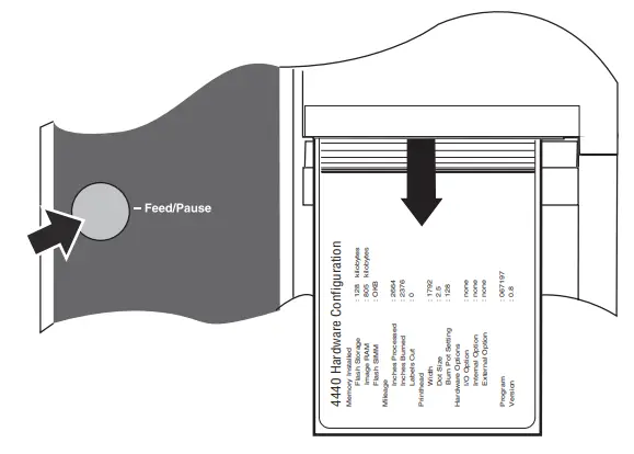 Intermec EasyCoder 3400e Bar Code Label Printer - printe 3