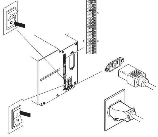 Intermec EasyCoder 3400e Bar Code Label Printer - switch 2
