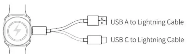 Shenzhen Alibes Network Technology WA18A Magnetic Wireless Watch Charger Adaptor 4