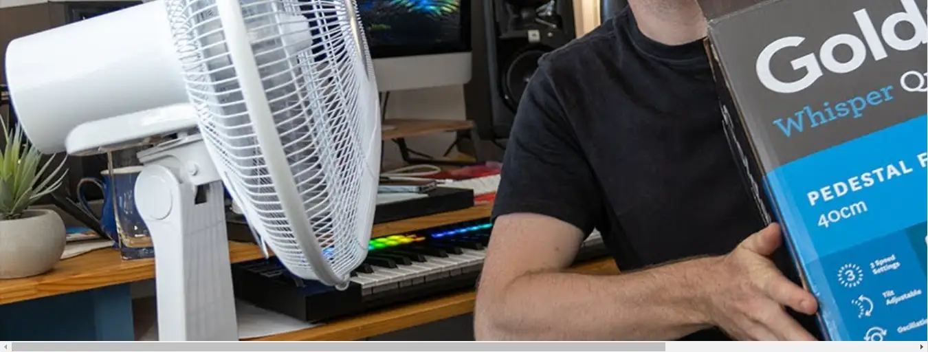 Goldair Gcdf340 40cm Whisper Quiet Desk Fan Instruction Manual