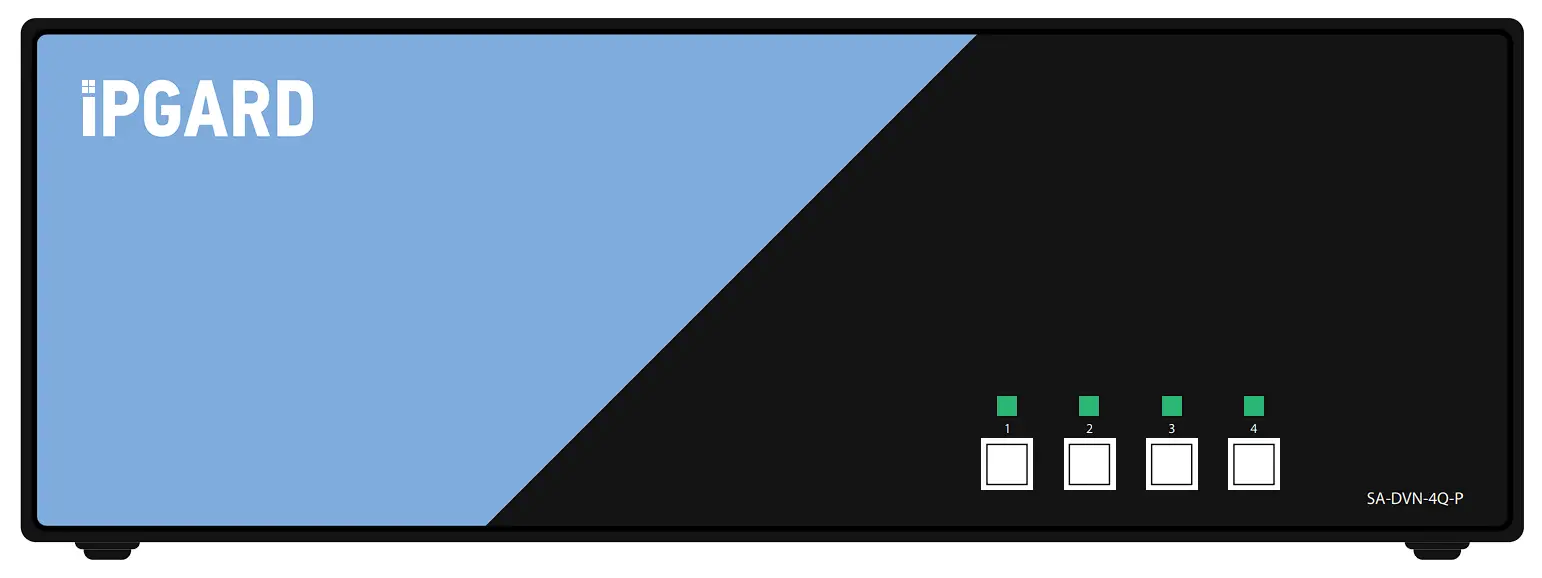 SA-DVN-4Q-P 4 Port DVI-I Secure KVM Switch