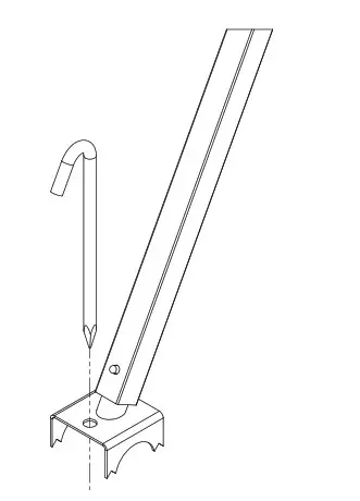 MOULTRIE Feeder Feet Gen2 - until button snaps in place into hole in leg