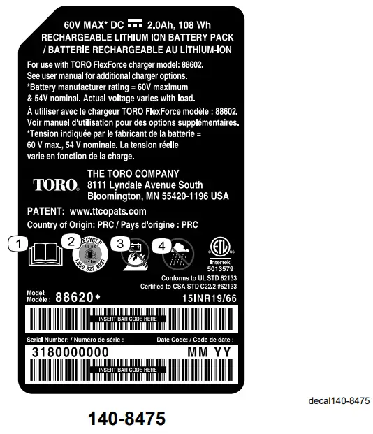 TORO 51834 Serial 13 & 15 Electric Brushless String Trimmer - Fig 5