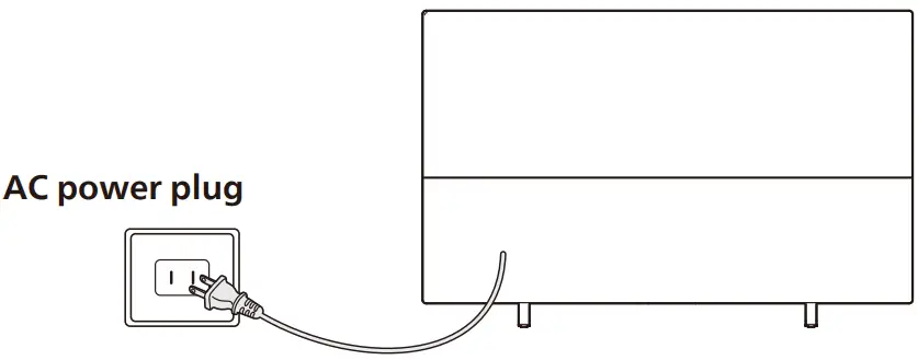 PHILIPS 47775 Series ROKU TV - AC power plug