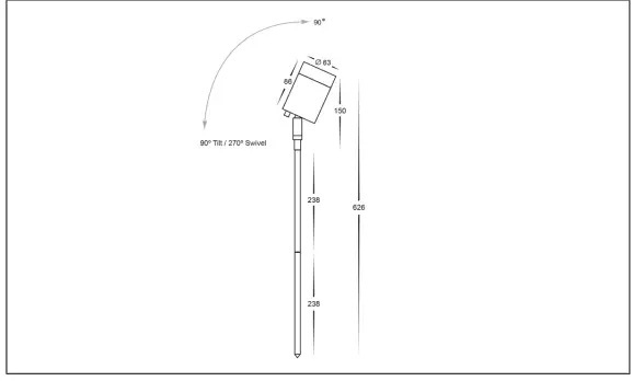 HAVIT-HV14X1T-Pointe-Garden-Spike-Light-2