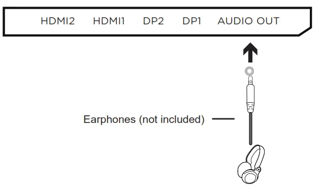 itek ITMC39V164QHD 38.5 Inch Curved WQHD Monitor- Earphones