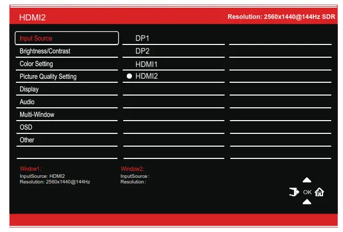itek ITMC39V164QHD 38.5 Inch Curved WQHD Monitor- OSD