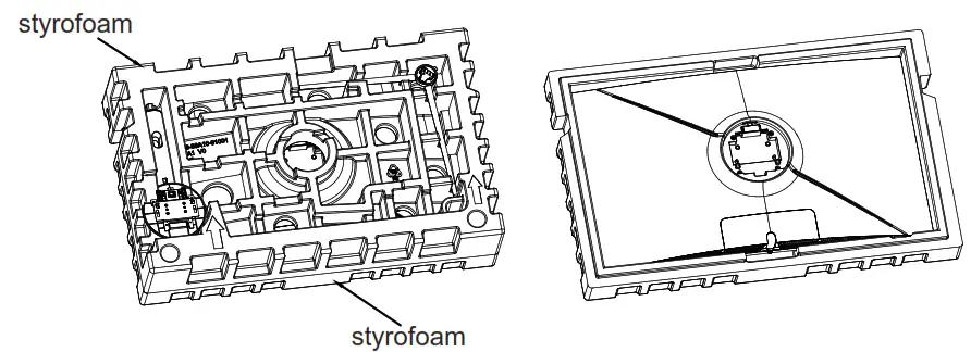 itek ITMC39V164QHD 38.5 Inch Curved WQHD Monitor- styrofoam