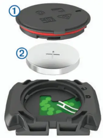 GARMIN Speed Sensor 2 and Cadence Sensor 2 - Sensor Batter