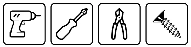 NICOR DLE3 Edge Lit Surface Mount LED Downlight Materials