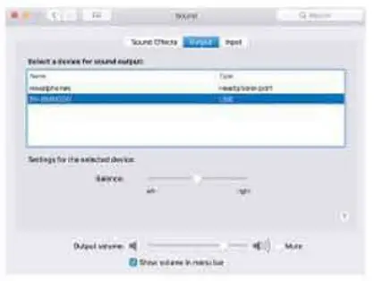 BOYA BY-BMM300 Omnidirectional Conference Microphone Speaker Instruction Manual - Select BY-BMM 300 as sound output